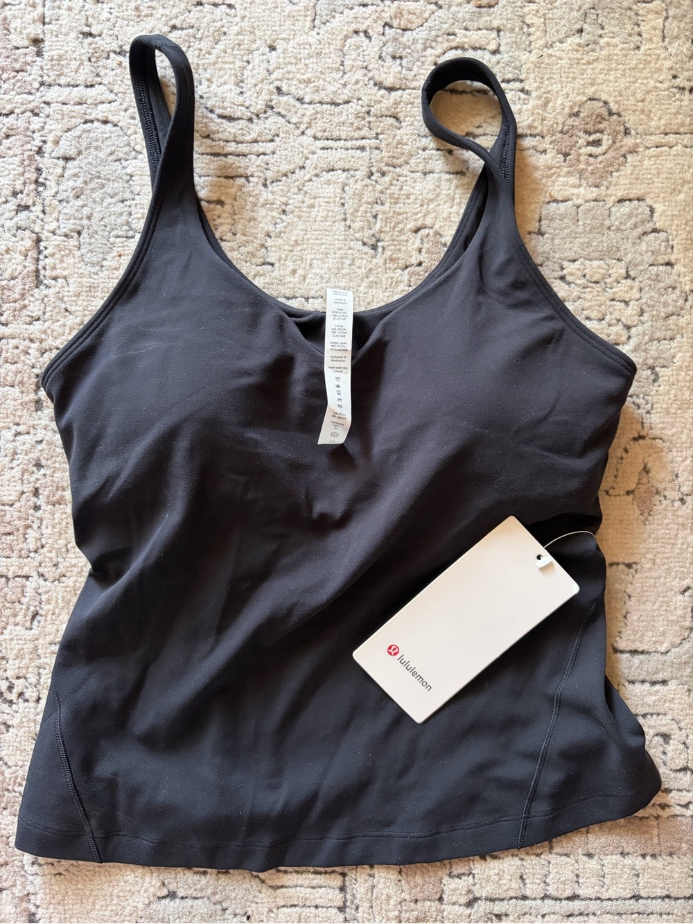 lululemon athletica Black Align Tank Waist